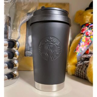 スターバックスコーヒー(Starbucks Coffee)のスタバ ステンレスtogoロゴ タンブラー 2017 艶消しブラック 新品(タンブラー)