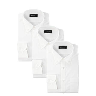 アオキ(AOKI)のAOKI長袖 シャツ3点セット(形態安定/抗菌防臭加工/立体縫製/ビジネス)(シャツ)
