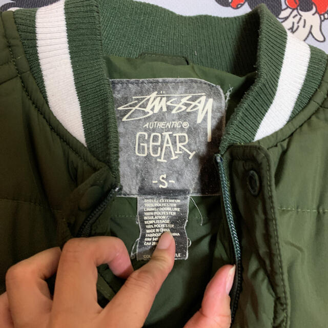 STUSSY ブルゾン　カーキ　S