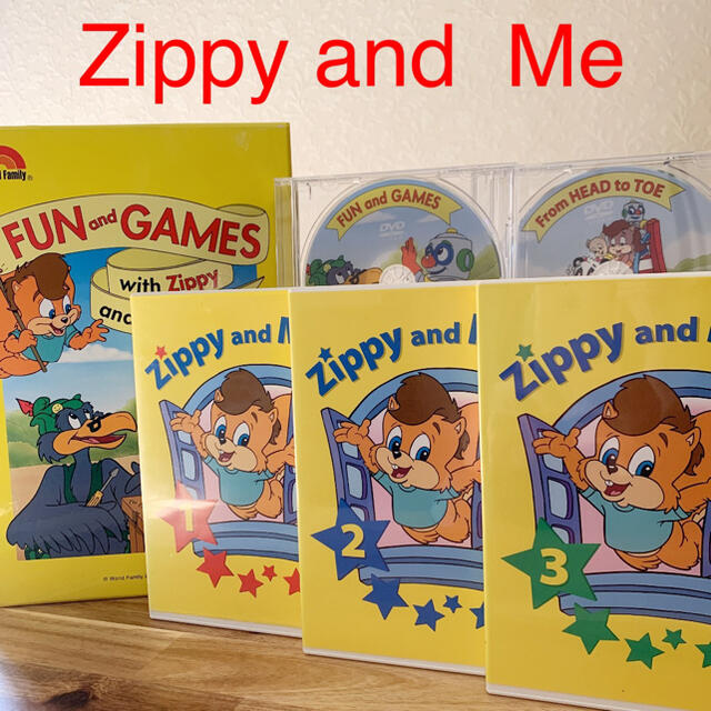 【本物保証】 Zippy ズィッピーアンドミー ★ ディズニー英語システム ★ me and 知育玩具