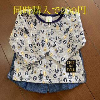 ロンT  トップス　長袖　チプデ　ディズニー　70(Ｔシャツ)