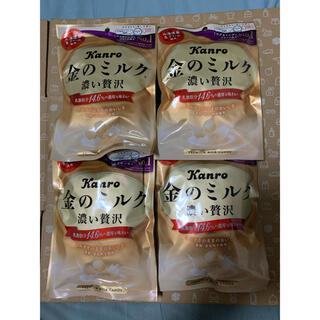 カンロ　金のミルク×4袋(菓子/デザート)