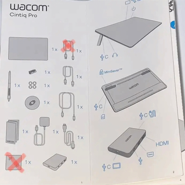 Wacom(ワコム)のWACOM Cintiq pro 16 スタンド付き スマホ/家電/カメラのPC/タブレット(タブレット)の商品写真