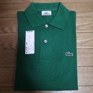 ラコステ(LACOSTE)の美品 人気グリーン ラコステ LACOSTE L1312W 長袖 ポロシャツ 2(ポロシャツ)