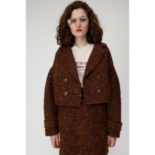 マウジー(moussy)の【タグ付き新品】Moussy TWEED SHORT ジャケット(テーラードジャケット)