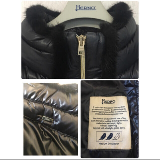 HERNO(ヘルノ)のセール！HERNO ミンク付きダウンコート レディースのジャケット/アウター(ダウンコート)の商品写真