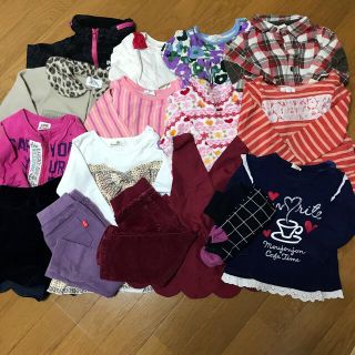 80センチ・90センチ　女の子服　長袖等18点まとめ売り(ワンピース)