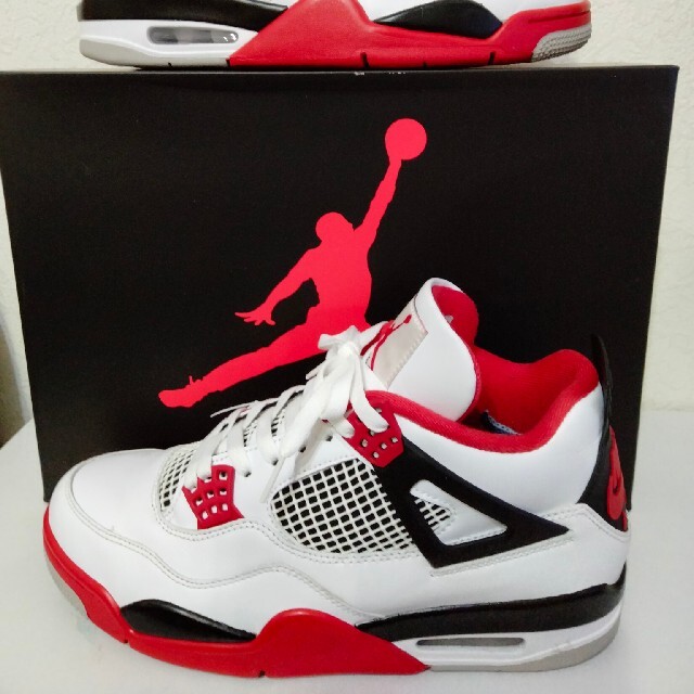 NIKE AIR JORDAN 4 OG "FIRE RED"28cmFIREREDサイズ