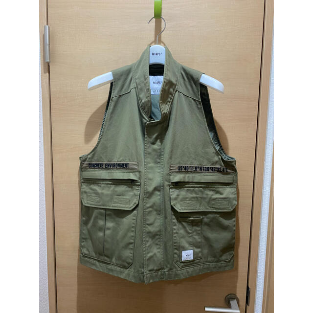 21SS WTAPS REP / VEST / COTTON. TWILL S