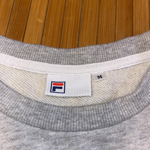 FILA(フィラ)の美品 FILA フィラ ロゴトレーナー  レディース M レディースのトップス(トレーナー/スウェット)の商品写真