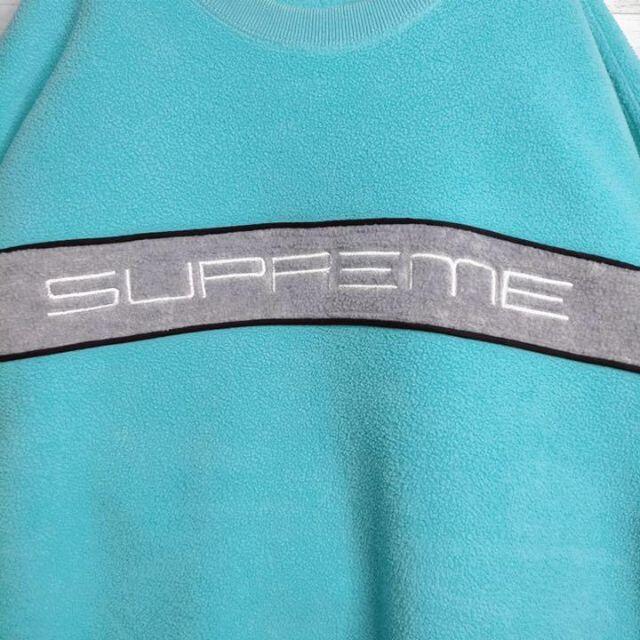 Supreme - 【入手困難!!】シュプリーム ✈︎刺繍ロゴ フリース プル