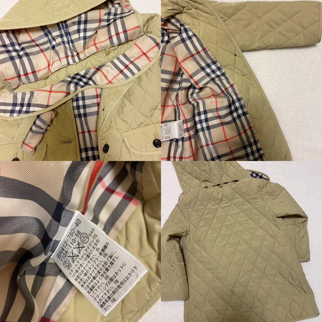 BURBERRY(バーバリー)のBurberry バーバリーチルドレン　キルティングコート110cm キッズ/ベビー/マタニティのキッズ服女の子用(90cm~)(コート)の商品写真