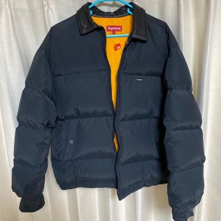 シュプリーム(Supreme)のSupreme leather collar puffy jacket(ダウンジャケット)