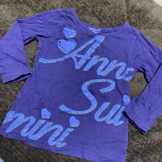 アナスイミニ(ANNA SUI mini)のANNASUI Mini♡ロゴ　ロンT  90(Tシャツ/カットソー)