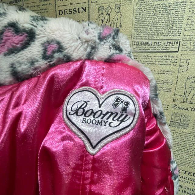 BoomyRoomy(ブーミンルーミン)のBOOMY ROOMY ブーミールーミー ダッフルコート レオパード 100 キッズ/ベビー/マタニティのキッズ服女の子用(90cm~)(コート)の商品写真