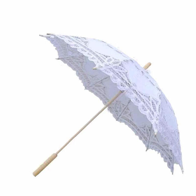 レース日傘(白色) 2