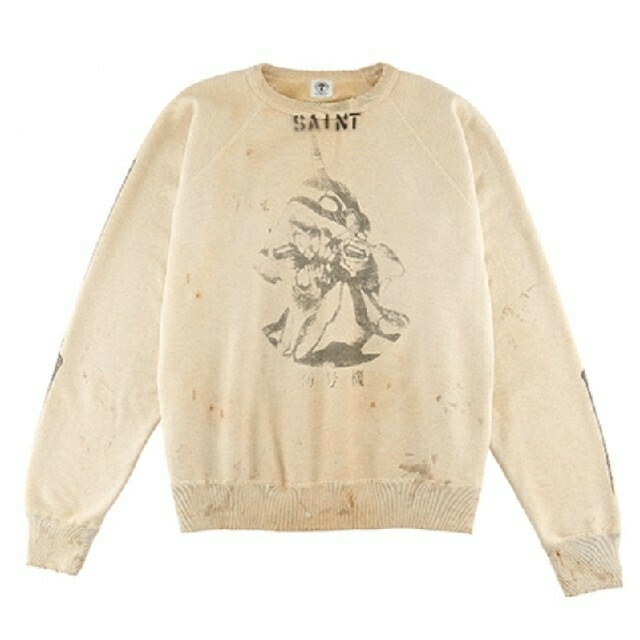 SAINT MICHAEL  セントマイケル RAGLAN SWEAT XL