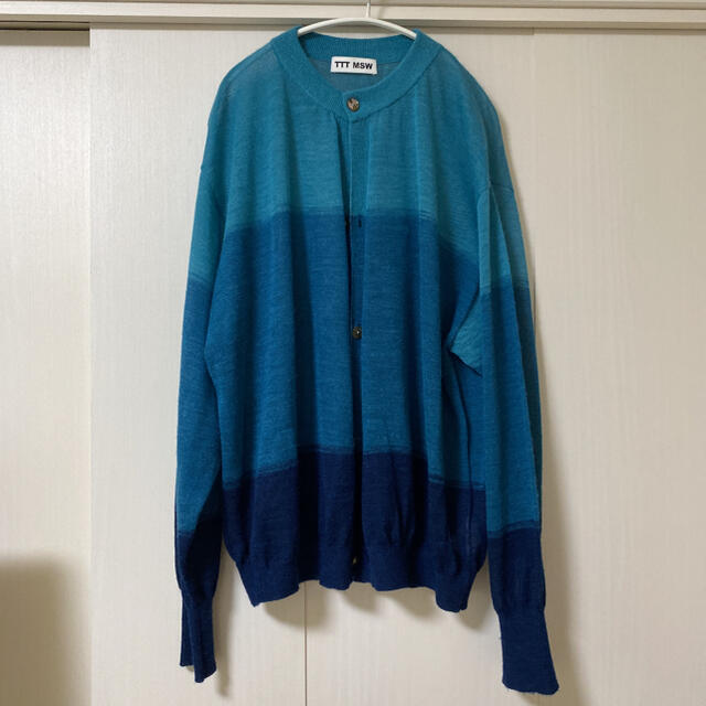 カーディガンTTT MSW 21AW gradation knit cardigan