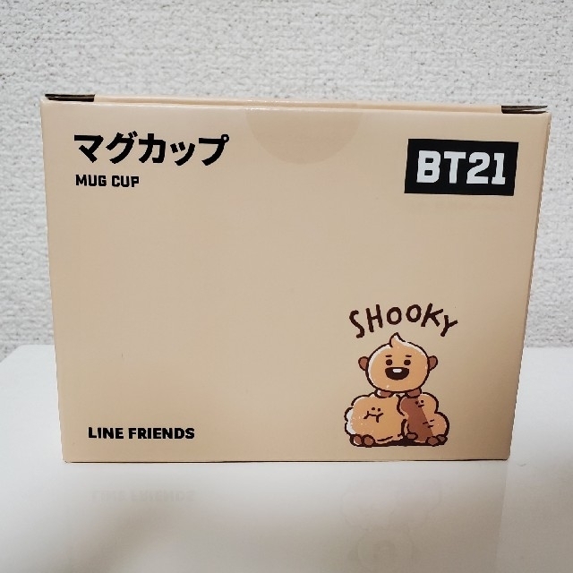 防弾少年団(BTS)(ボウダンショウネンダン)のBT21 マグカップ ローソン LAWSON シュキー SHOOKY エンタメ/ホビーのおもちゃ/ぬいぐるみ(キャラクターグッズ)の商品写真