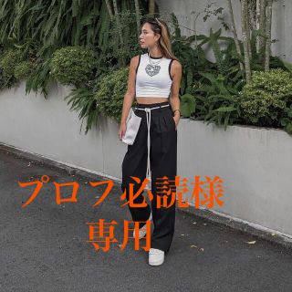 アリシアスタン(ALEXIA STAM)のaclent 2way rope straight pants(カジュアルパンツ)