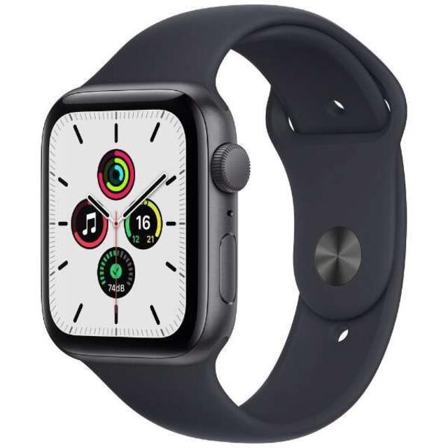 Apple Watch SE(GPSモデル)44mm ミッドナイトスポーツバンド