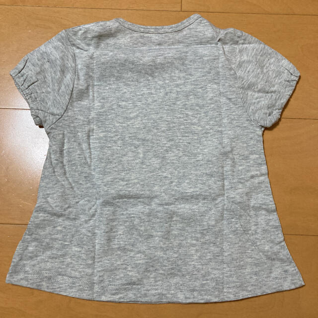 女の子　パフ袖Tシャツ三枚セット　95 新品未使用品　タグ付き キッズ/ベビー/マタニティのキッズ服女の子用(90cm~)(Tシャツ/カットソー)の商品写真