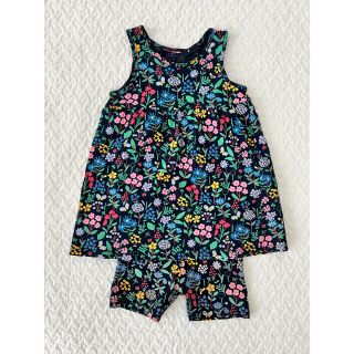 エイチアンドエム(H&M)のH&M  花柄　セットアップ　90(Tシャツ/カットソー)