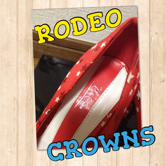 RODEO CROWNS(ロデオクラウンズ)のお取り置き中初期レアRODEO☆パンプス レディースの靴/シューズ(ハイヒール/パンプス)の商品写真