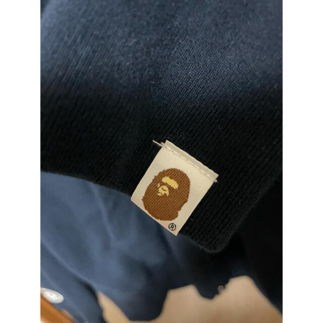 A BATHING APE(アベイシングエイプ)のBAPE シャークパーカー 紺 ネイビー L メンズのトップス(パーカー)の商品写真