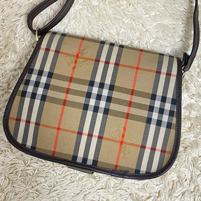 美品】バーバリー ショルダーバッグ ノバチェック シャドー 美品】バーバリー ショルダーバッグ ノバチェック シャドー
