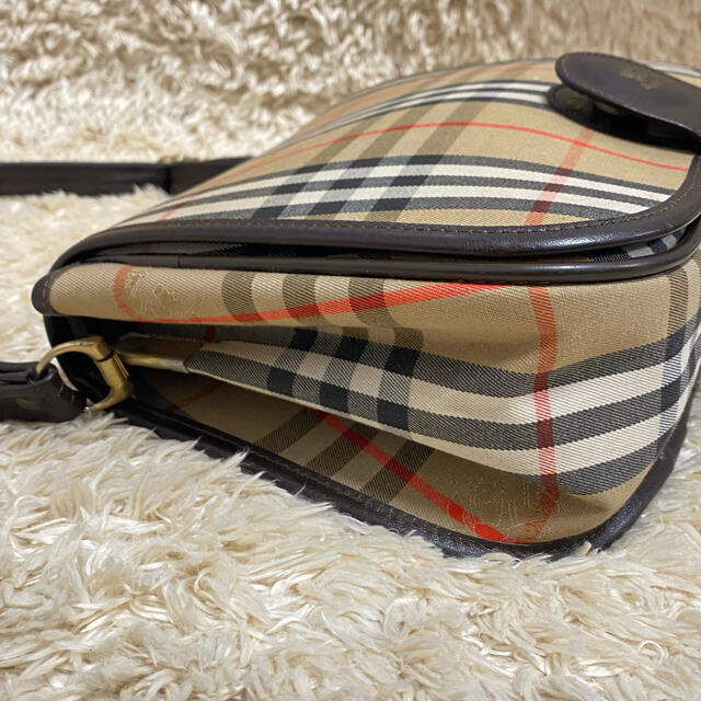 美品】バーバリー ショルダーバッグ ノバチェック シャドー