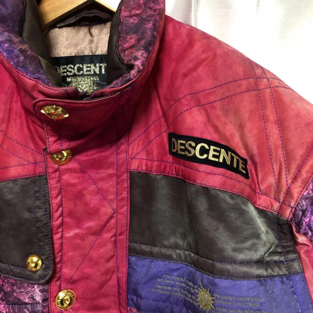 DESCENTE デサント スキー スノボ セットアップ 白 黒 ジャケット