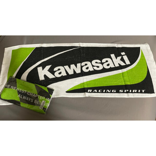 カワサキ(カワサキ)のKAWASAKI カワサキ　スポーツタオル　2枚セット 自動車/バイクのバイク(その他)の商品写真