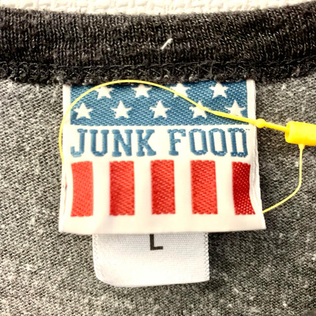 JUNK FOOD(ジャンクフード)のJUNK FOOD ジャンクフード プリント長袖Tシャツ ロンT グレー Ｌ メンズのトップス(Tシャツ/カットソー(七分/長袖))の商品写真