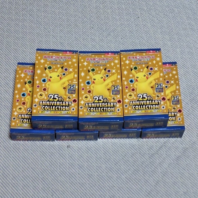 格安人気 ポケモン - ポケモン ポケモンカード 7boxセット アニバーサリーコレクション 25th Box+デッキ+パック