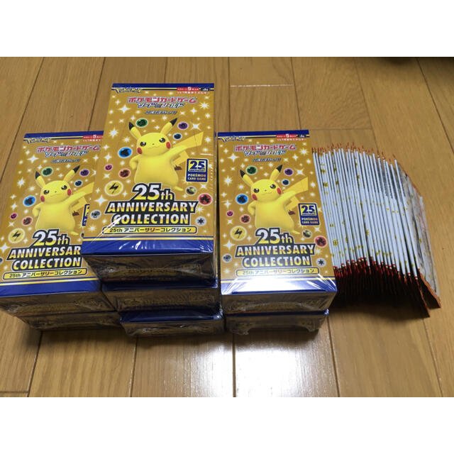 人気アイテム ポケモン 7BOX COLLECTION ANNIVERSARY ポケモンカード　25th - Box/デッキ/パック