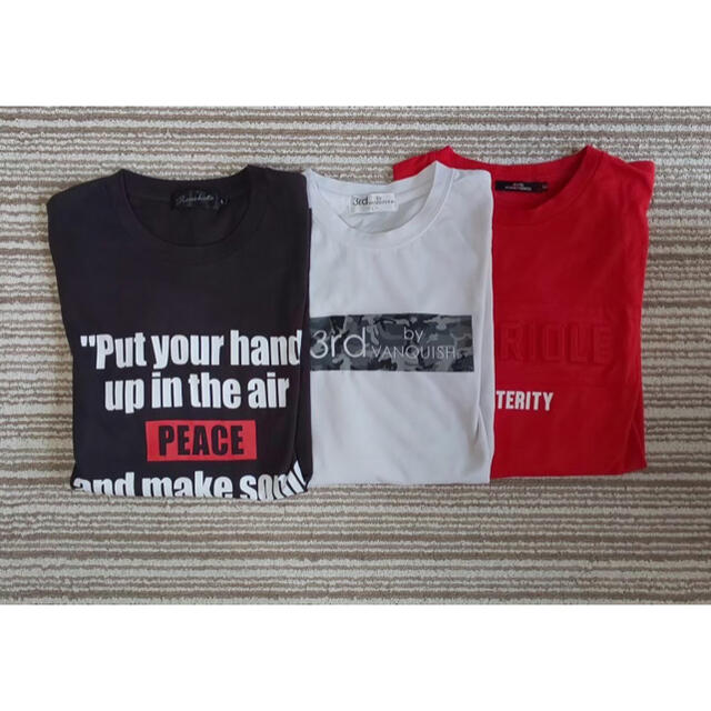 メンズ　長袖Ｔシャツ　Lサイズ　3枚セット メンズのトップス(Tシャツ/カットソー(七分/長袖))の商品写真