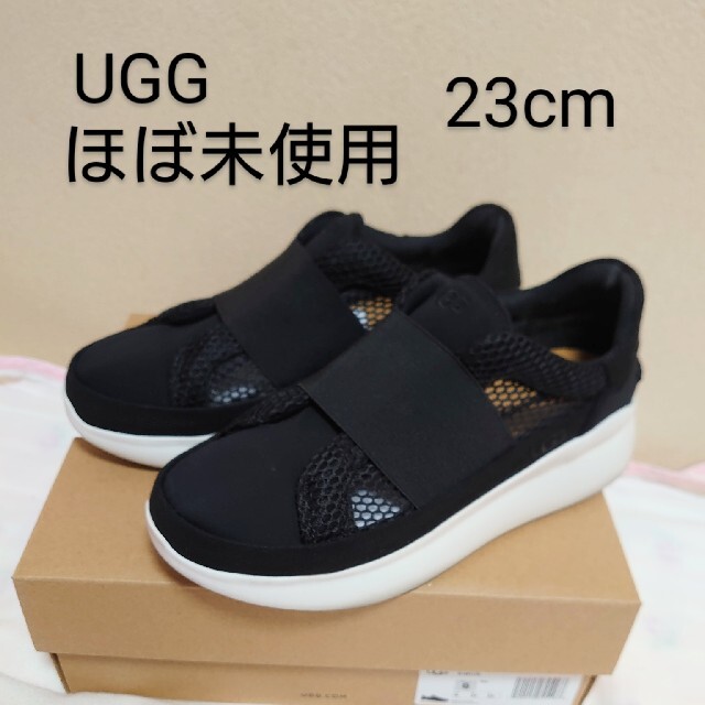 ご専用ページです【ほぼ未使用】アグ UGG スニーカー 6 23cm 黒 ...