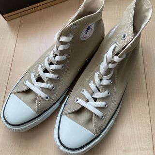 コンバース(CONVERSE)のコンバース オールスター ハイカット 26.5cm ベージュ 新品未使用(スニーカー)