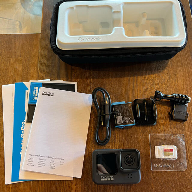 GoPro(ゴープロ)の【美品】Go pro hero 9 バージョン1.6にアップデート済み スマホ/家電/カメラのカメラ(コンパクトデジタルカメラ)の商品写真