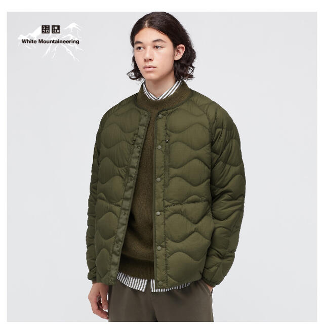 UNIQLO(ユニクロ)の☆新品未使用☆ UNIQLO ホワイトマウンテニアリングオーバーサイズジャケット メンズのジャケット/アウター(ダウンジャケット)の商品写真