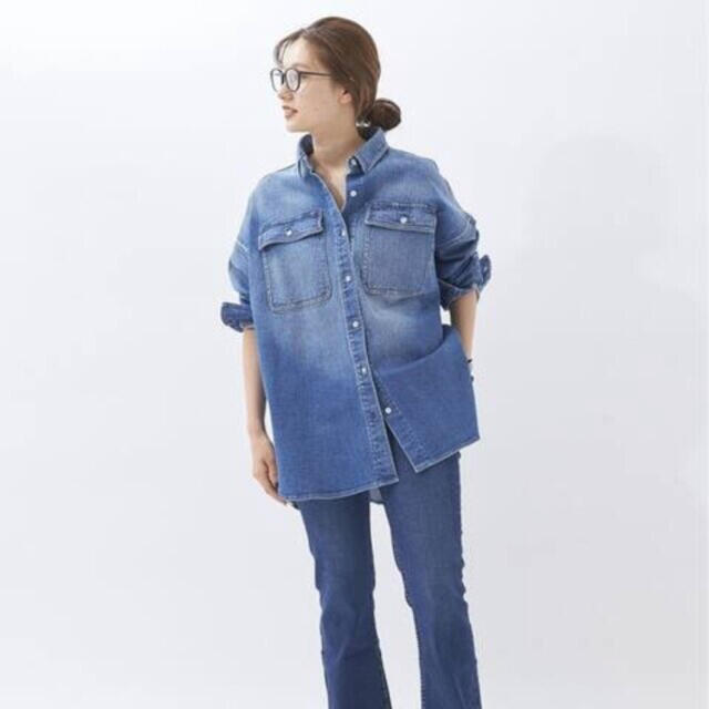 DEUXIEME CLASSE(ドゥーズィエムクラス)の⚠️専用⚠️Healthy denim BIG シャツ レディースのジャケット/アウター(Gジャン/デニムジャケット)の商品写真