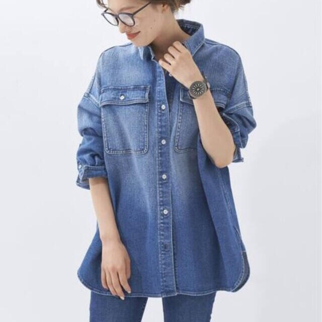 DEUXIEME CLASSE(ドゥーズィエムクラス)の⚠️専用⚠️Healthy denim BIG シャツ レディースのジャケット/アウター(Gジャン/デニムジャケット)の商品写真