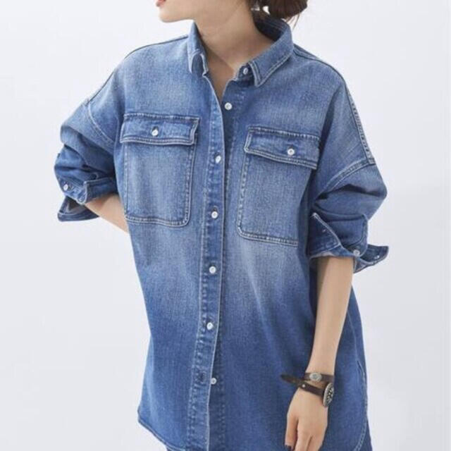 DEUXIEME CLASSE(ドゥーズィエムクラス)の⚠️専用⚠️Healthy denim BIG シャツ レディースのジャケット/アウター(Gジャン/デニムジャケット)の商品写真