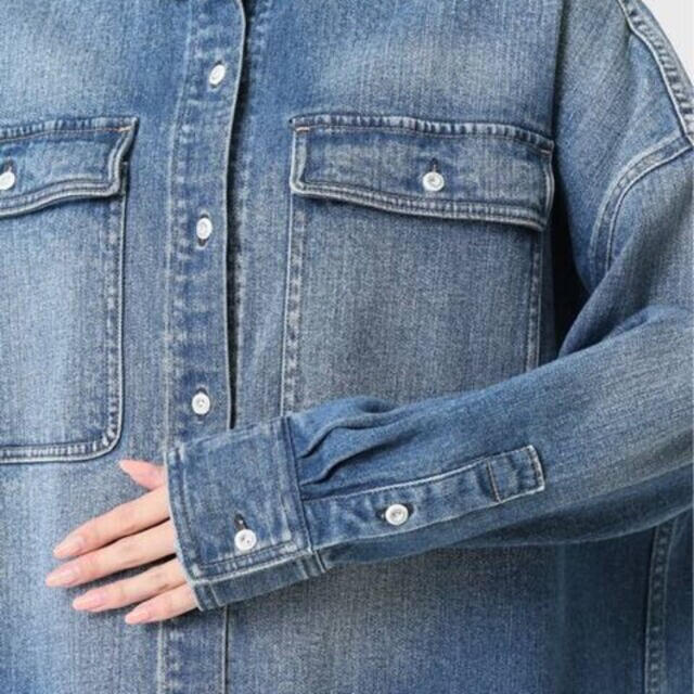 DEUXIEME CLASSE(ドゥーズィエムクラス)の⚠️専用⚠️Healthy denim BIG シャツ レディースのジャケット/アウター(Gジャン/デニムジャケット)の商品写真