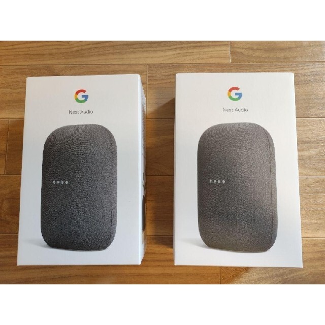 【2台セット】Google Nest Audio(チャコール)