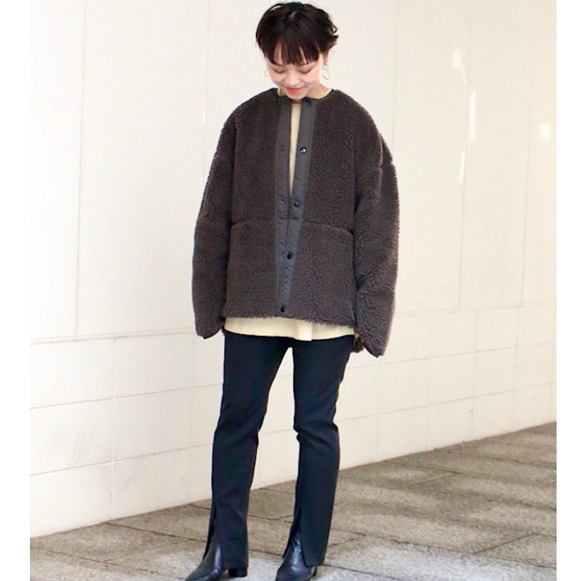 HYKE - 今季☆新品☆HYKE ハイク ボアジャケット オリーブ サイズ1の