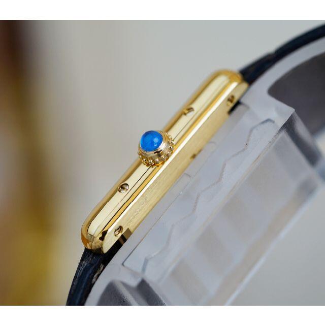 Cartier(カルティエ)の美品 カルティエ マスト タンク ブラック ローマン SM Cartier レディースのファッション小物(腕時計)の商品写真