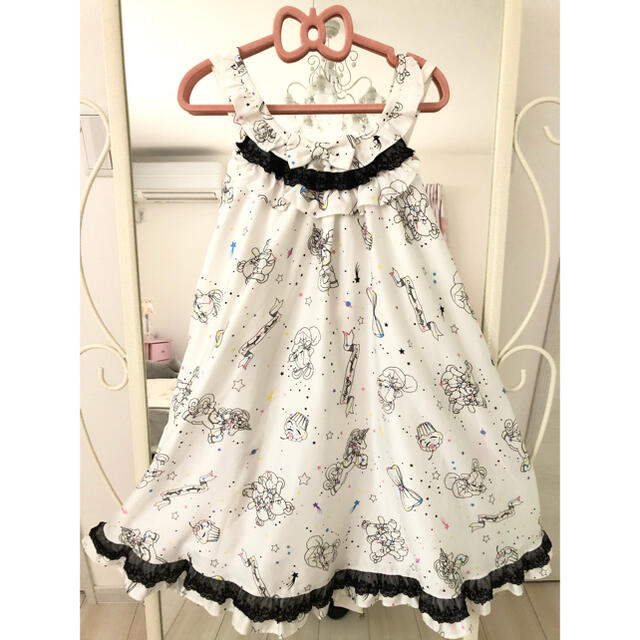 Angelic Pretty(アンジェリックプリティー)の【値下げ】Dreamy ホロスコープ ジャンパースカート レディースのワンピース(ひざ丈ワンピース)の商品写真