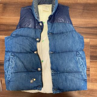 REMI RELIFE Leather Downvest